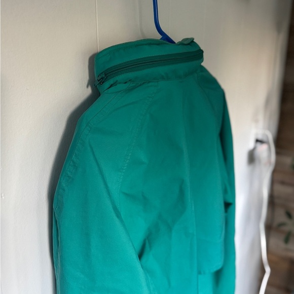 Vintage Eddie Bauer Gore-Tex Jacket Mens Small Teal Green Outdoor Anorak ✨ - Picture 6 of 14